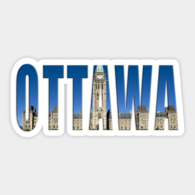 Ottawa Parliament Hill Sticker by swiftscuba